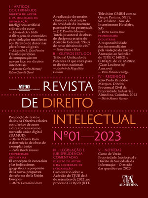 cover image of Revista de Direito Intelectual Nº 1--2023